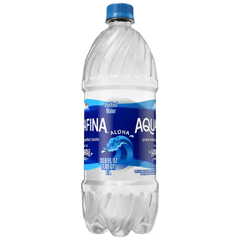 Aquafina Purified Drinking Water, 1 l
