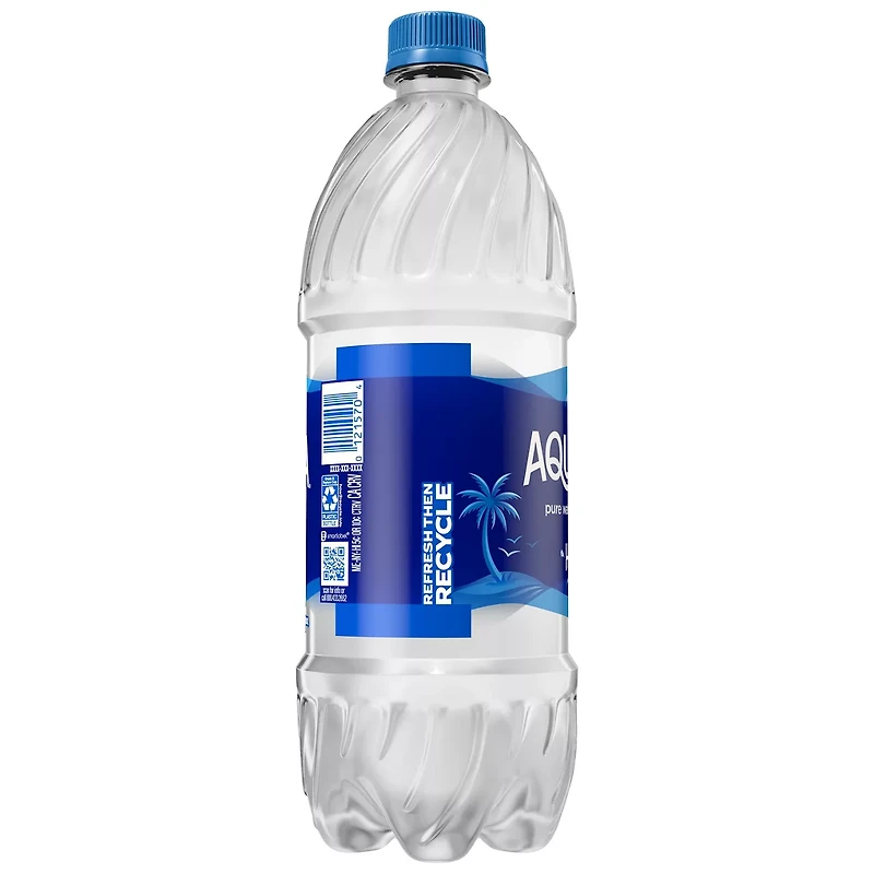 Aquafina Purified Drinking Water, 1 l