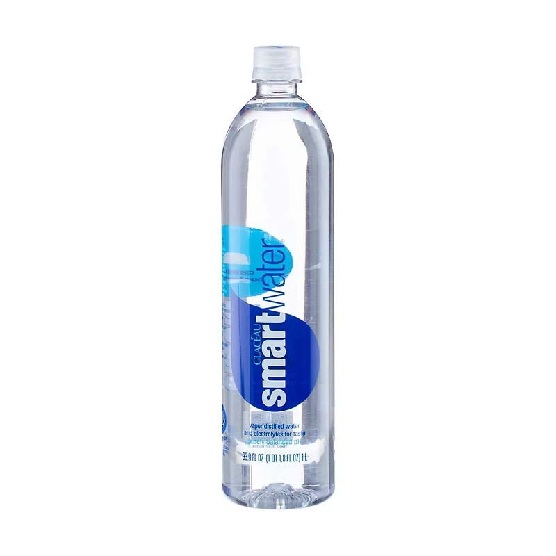 Glaceau Smartwater Bottle, 1 L.