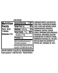 Mountain Dew Soda, 20 fl oz