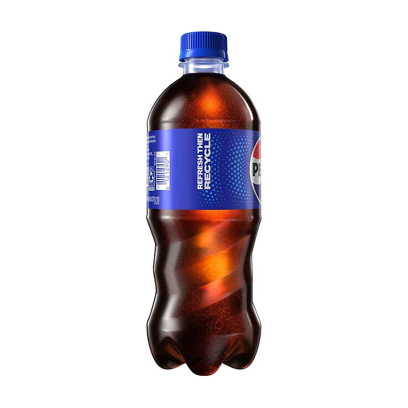 Pepsi Cola Soda Bottle, 20 fl oz