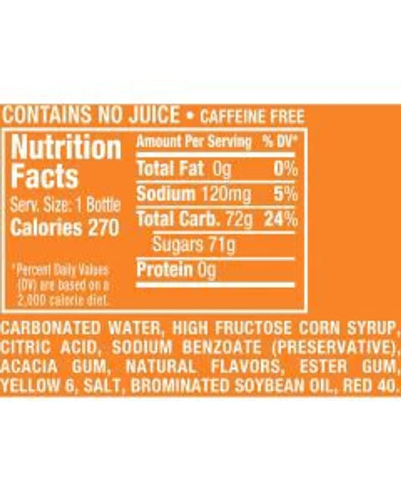 Crush Orange Soda, 20 fl oz