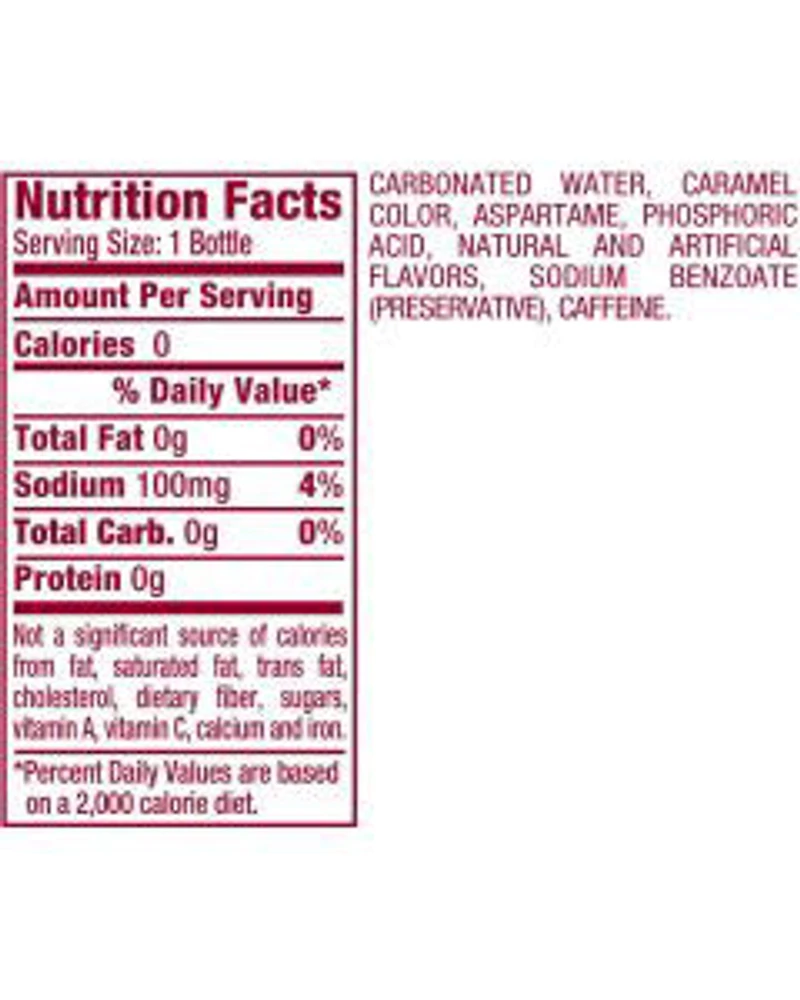 Dr Pepper Diet Soda, 20 fl oz