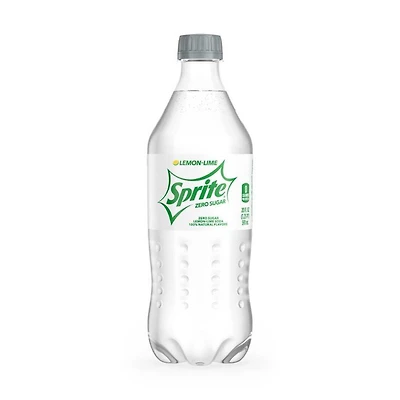 Sprite Zero Sugar Lemon Lime Diet Soda Pop Soft Drink, 20 fl. oz.