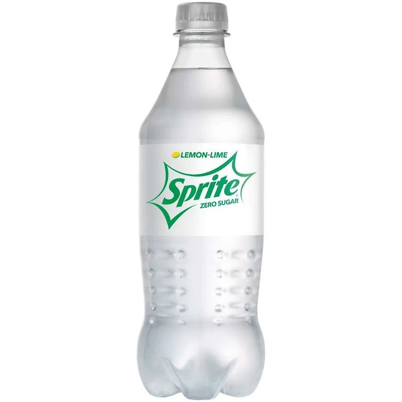 Sprite Zero Sugar Lemon Lime Diet Soda Pop Soft Drink, 20 fl. oz.