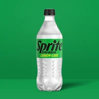 Sprite Zero Sugar Lemon-Lime Caffeine Free Soda Soft Drink Bottle, 20 fl oz