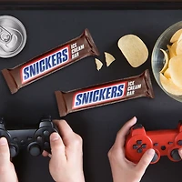 Snickers Ice Cream, Chocolatey Caramel Peanut Butter Ice Cream Bars Individually Wrapped Dessert, 5 Pack, 2 Oz Bars