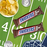Snickers Ice Cream, Chocolatey Caramel Peanut Butter Ice Cream Bars Individually Wrapped Dessert, 5 Pack, 2 Oz Bars