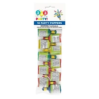 Party Poppers, 10 Count