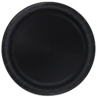 9" Paper Plates, 16 Count, Black