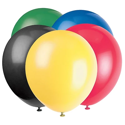 9" Latex Balloons, 20 Count, Assorted