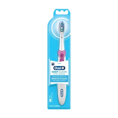 Oral-B Complete Deep Clean Battery Powered Electric Toothbrush, Colors May Vary