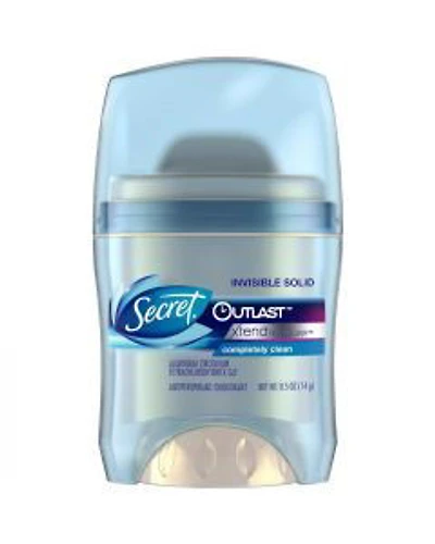 Secret Outlast Invisible Solid Completely Clean Antiperspirant & Deodorant, 0.5