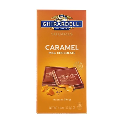 Ghirardelli Caramel Milk Chocolate Squares, 4.8 oz