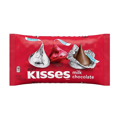 Hershey's Kisses Milk Chocolate Christmas Candy, 7.8 oz