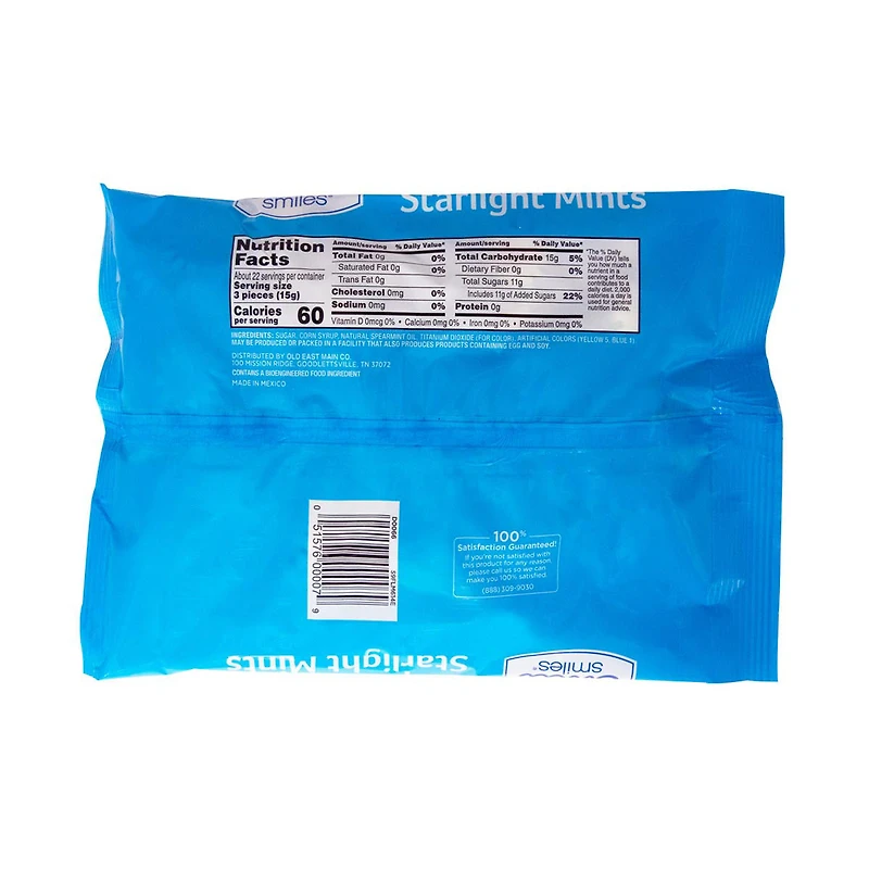 Sweet Smiles Spearmint Starlight Mints, 10 oz