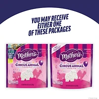 Mother's Original Circus Animal , Frosted Animal Cookies with Rainbow Sprinkles, Resealable Bag, 9 oz