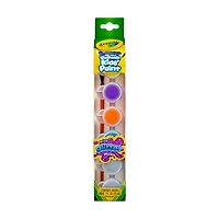 Crayola Washable Paint Pots, Glitter Paints, 6  Count