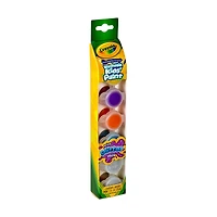 Crayola Washable Paint Pots, Glitter Paints, 6  Count