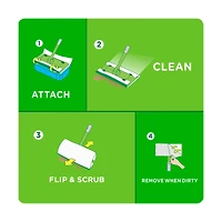 Swiffer Wet Mopping Cloths with Gain Original Scent, 24 ct