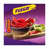 Takis Fuego Rolled Tortilla Chips, Hot Chili Pepper & Lime Flavored, 4 oz