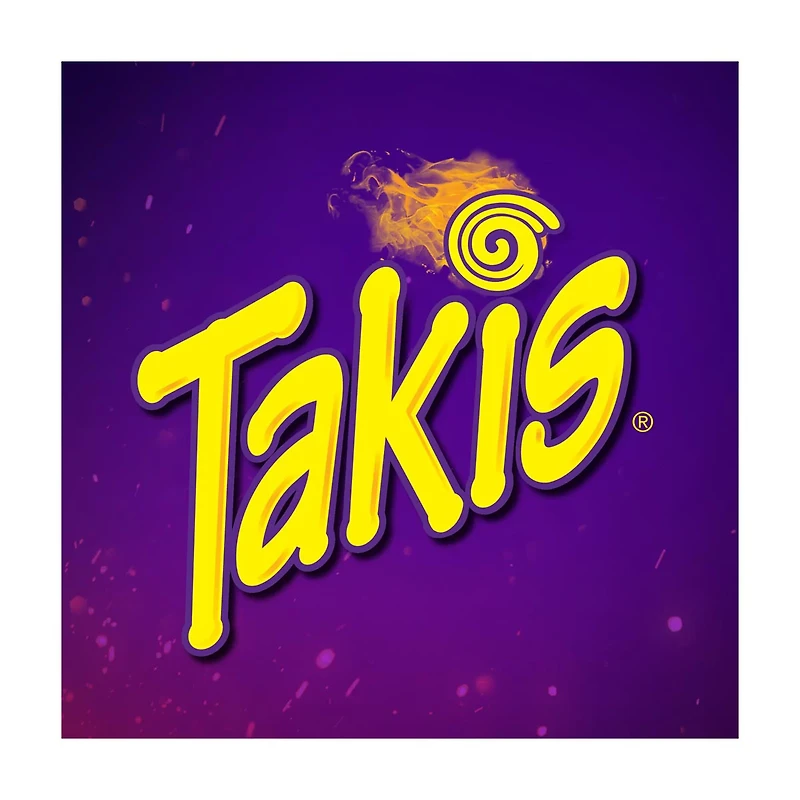 Takis Fuego Rolled Tortilla Chips, Hot Chili Pepper & Lime Flavored, 4 oz