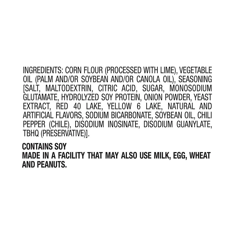 Takis Fuego 3.25 oz Bag, Hot Chili Pepper & Lime Flavored Rolled Tortilla Chips