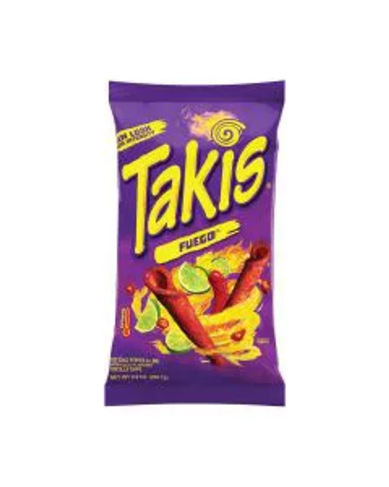 Takis Fuego Rolled Tortilla Chips - Hot Chili Pepper and Lime, 9.9 oz