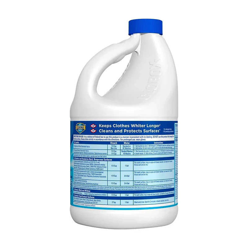 Clorox Disinfecting Bleach, 81 fl oz