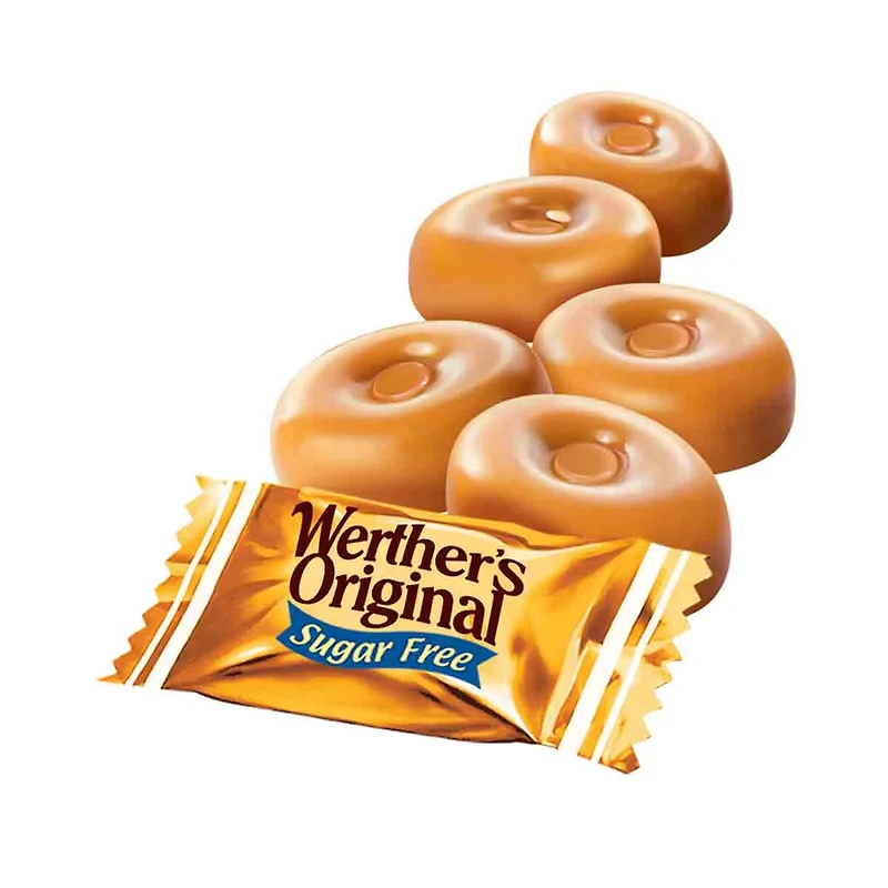 Werther's Orginal Sugar Free Caramel Hard Candies, 1.34 oz