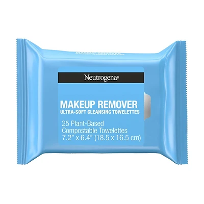 Neutrogena Makeup Remover Ultra-Soft Cleansing Towelettes, 25 ct