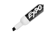 Expo Chisel Tip Dry Erase Markers Black, 2 Count