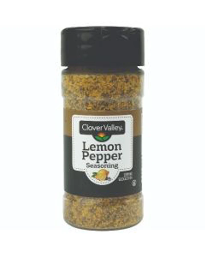 Clover Valley Lemon Pepper Seasoning, 3.5 oz