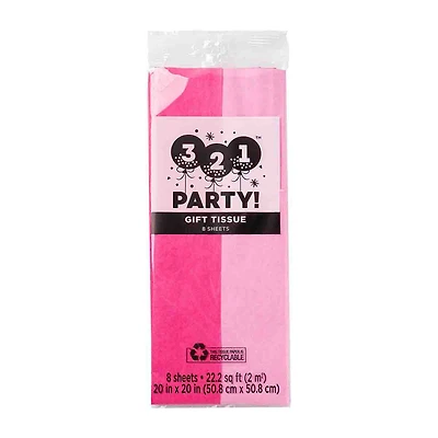 321 Party! Birthday Tissue Paper, 5 sheets