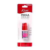 Kiss Mega Hold Pink Nail Glue, 0.10 oz