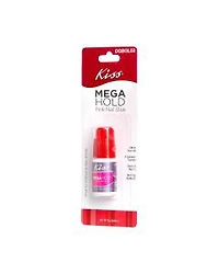 Kiss Mega Hold Pink Nail Glue, 0.10 oz