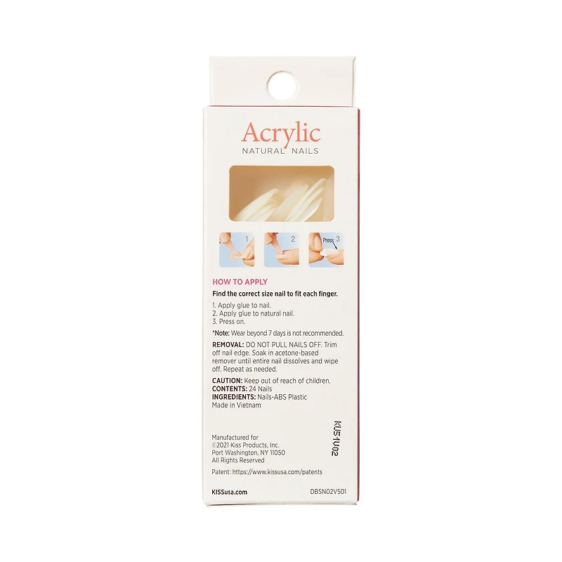 Kiss Mega Hold Pink Nail Glue, 0.10 oz