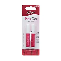 Kiss Pink Gel Nail Glue, 2 Count, 0.14 oz