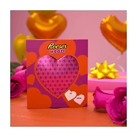 REESE'S Milk Chocolate Peanut Butter Heart, Valentine's Day Candy Gift Box, 5 oz