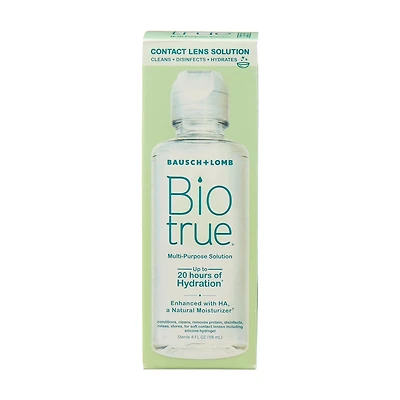 Bausch & Lomb Bio True Multi-Purpose Contact Solution, 4 fl oz