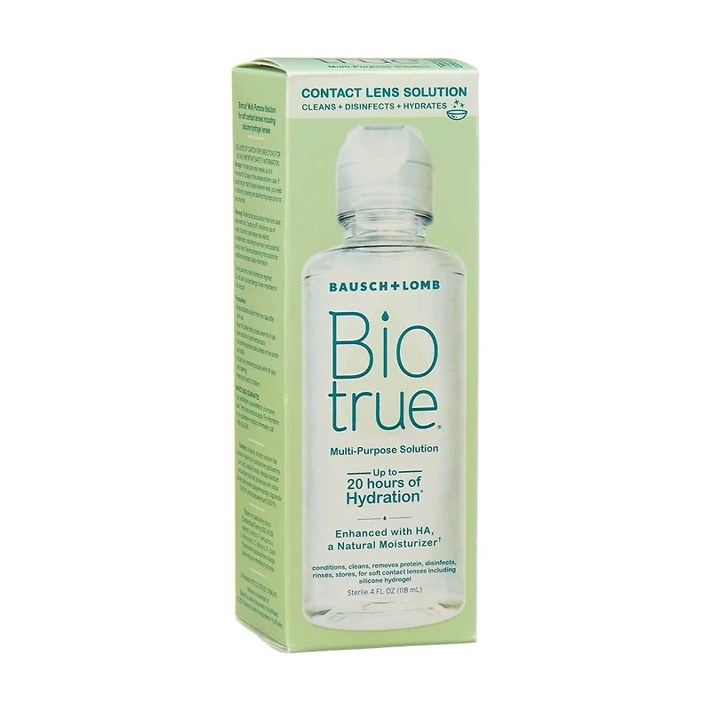Bausch & Lomb Bio True Multi-Purpose Contact Solution, 4 fl oz