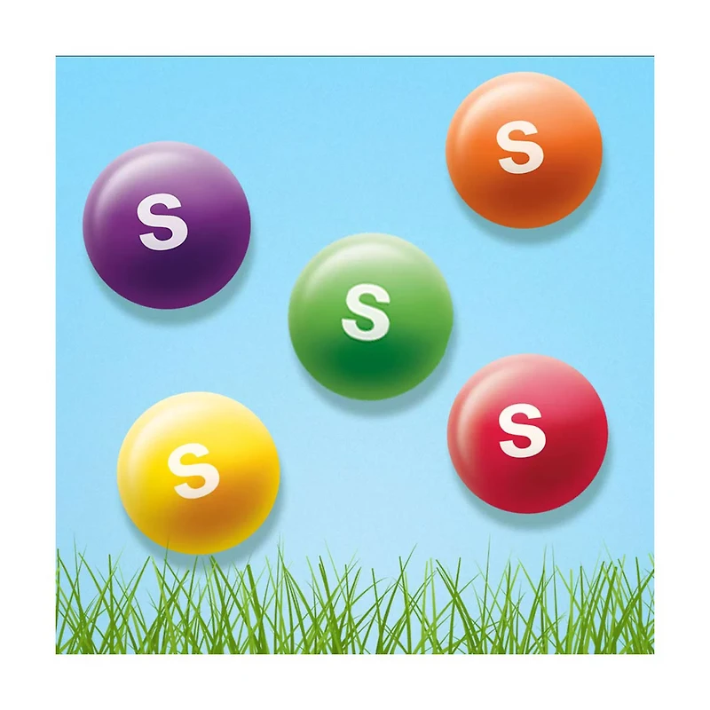 SKITTLES Original Chewy Candy Filled Easter Egg, Easter Basket Candy, 1.6 oz