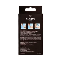 Kiss Press-On Nail Set Short Length, French Manicure, 24 Count