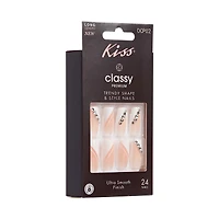 Kiss Press-On Design Manicure, Tabloid Buzz, 24 Count