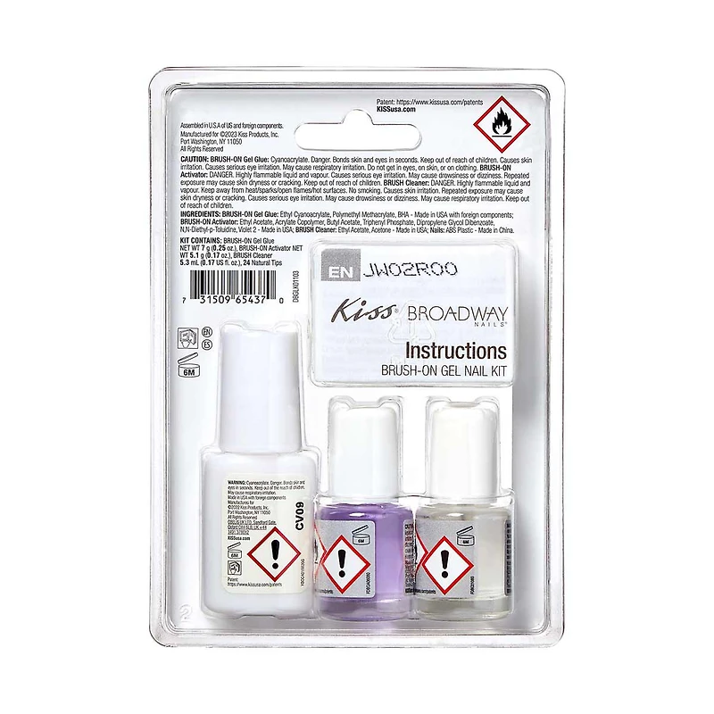 Kiss Pink Design Nails, Little Star