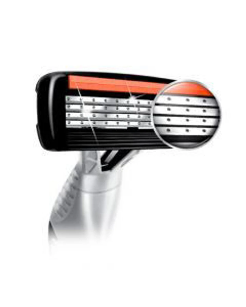 BIC Flex 4 Titanium Sensitive Men's Disposable Razors, For a Smooth, Ultra-Close and Comfortable Shave, 3-Count