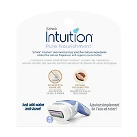Schick Intuition Pure Nourishment Women's Razor Blade, 3 Refills