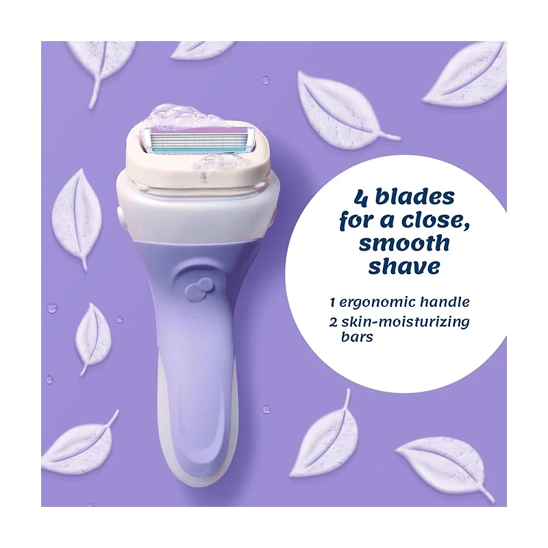 Schick Intuition Pure Nourishment Women's Razor Blade, 3 Refills