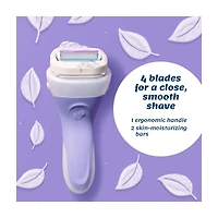 Schick Intuition Pure Nourishment Women's Razor Blade, 3 Refills