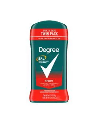 Degree Sport Antiperspirant Deodorant for Men, 2.7 oz, 2 ct